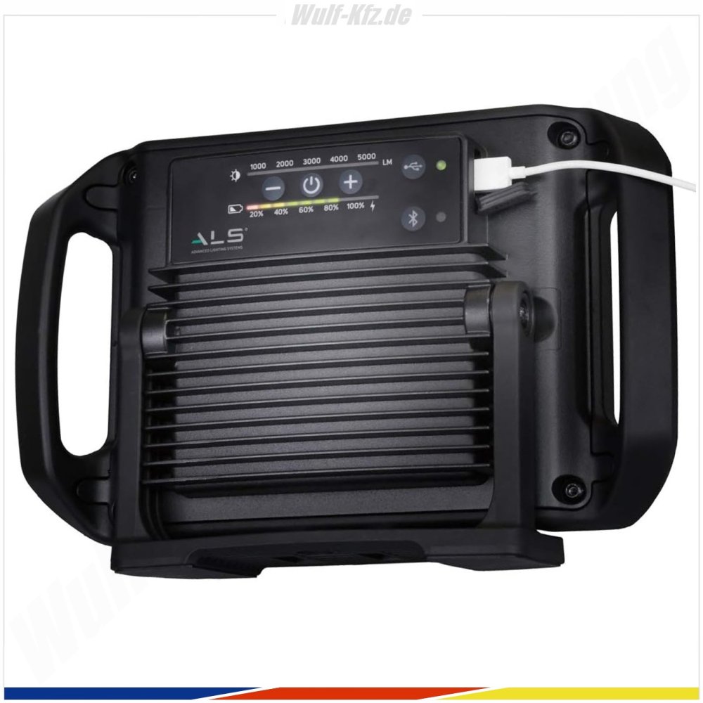 ALS Werkstattleuchte und Bluetooth Lautsprecher AUDIO LIGHT AUD502H (Scangrip)